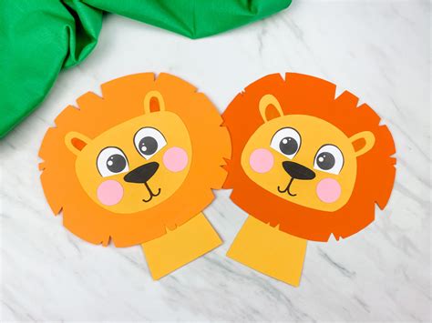 Easy Lion Craft For Preschool Lion Craft Animal Crafts For Kids Images