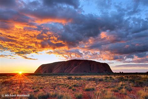Ayers Rock Uluru Sunrise Northern Territory Australia Probably The