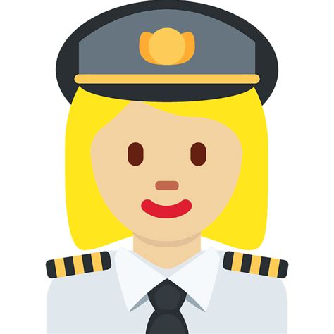 Woman Pilot Emoji Clipart Free Download Transparent Png Creazilla