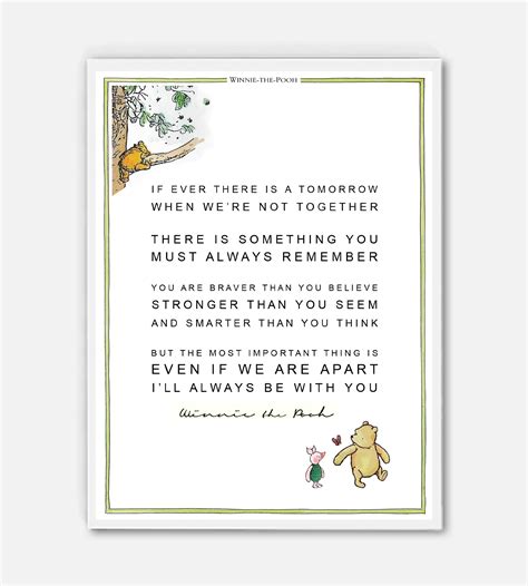Winnie The Pooh Quotes If There Ever Comes A Day