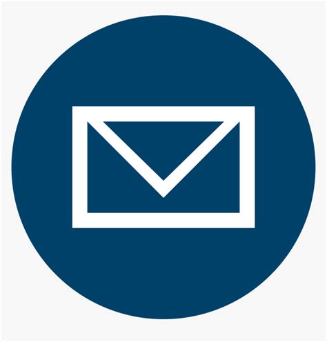Mail Email Icon For Resume Blue Hd Png Download Transparent Png