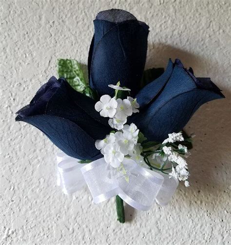 We did not find results for: Navy Blue Rose Bud Baby's Breath by bridalweddingbouquet ...