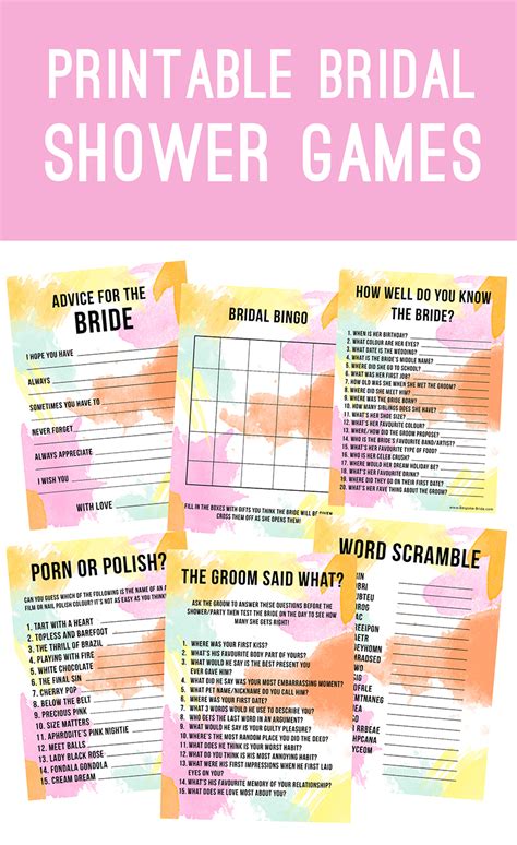 Free Printable How Well Do You Know The Bride Hen Party