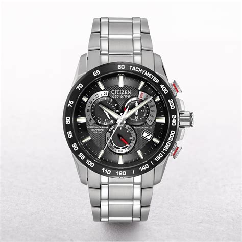 The deployant clasp with a push button (dcp) is a clasp available for many citizen watch bracelet bands. Gents Citizen Eco-Drive Perpetual Tachymeter Chronograph