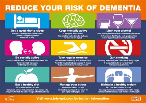 Dementia is a term used to describe a group of symptoms affecting memory, thinking and social abilities severely enough to interfere with your daily life. How can I reduce my risks of developing dementia? - Lets Get
