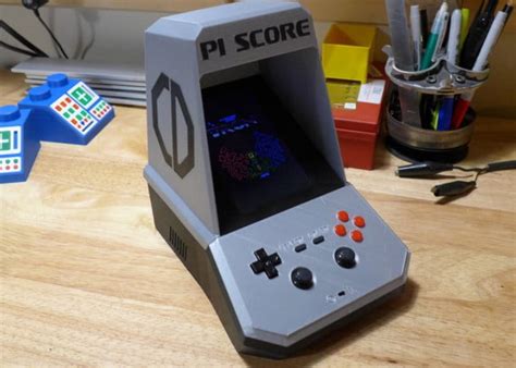 Seeing these arcade games though…like, the actual quarter chompers of my youth, not cheap ports…running on this tiny screen is pretty hilarious. Raspberry Pi Score Tabletop MAME Arcade Cabinet - Geeky ...