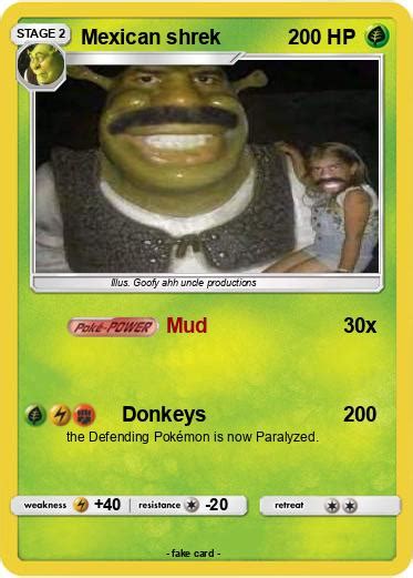 Pokémon Mexican Shrek Mud My Pokemon Card