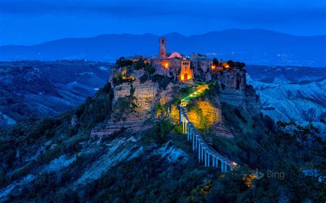 Italy Civita Di Bagnoregio 2017 Bing Desktop Wallpapers Preview