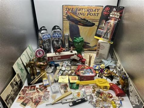 Vintage Antique Estate Junk Drawer Lot Military Silver Coins Jewlery Toys 14999 Picclick