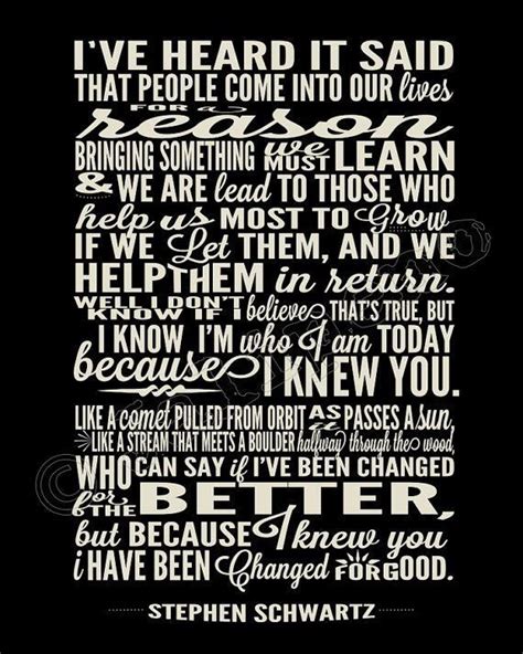 We did not find results for: I Have Been Changed "For Good" Song Lyrics - INSTANT ...