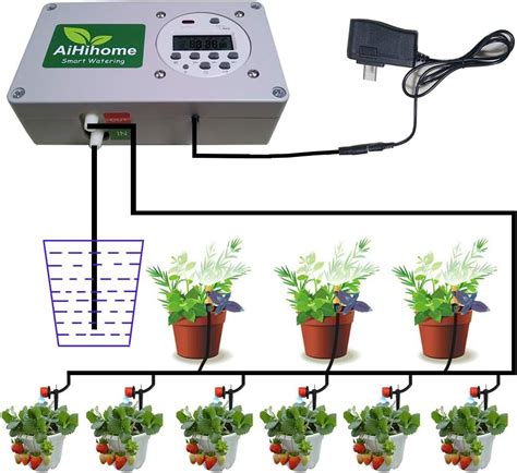 Aihihome Automatic Watering System Indoor Plant Auto Watering By