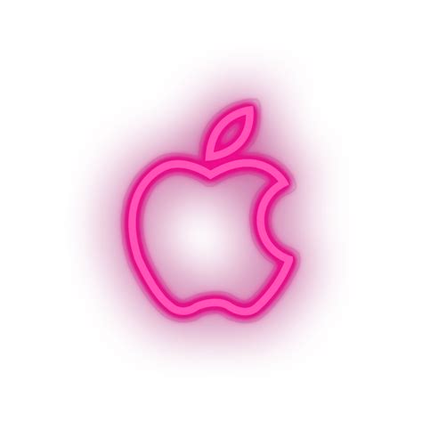 Apple Neon Sign Brands And Social Led Neon Decor