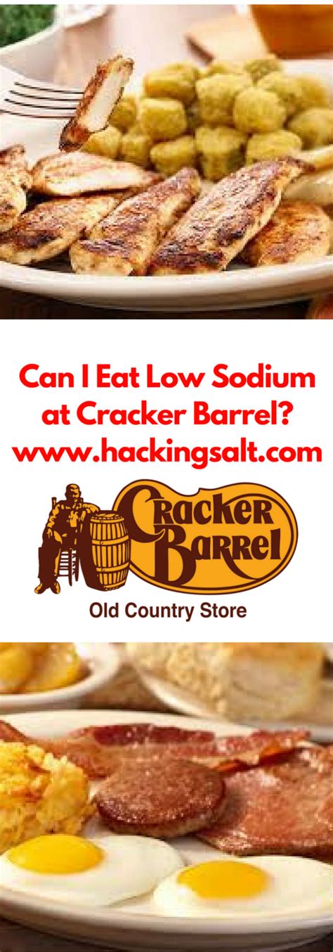 Approximately 75 percent of total sodium intake comes from processed and commercially prepared (e.g., restaurant) foods (ref.3). Can I Eat Low Sodium at Cracker Barrel - Hacking Salt