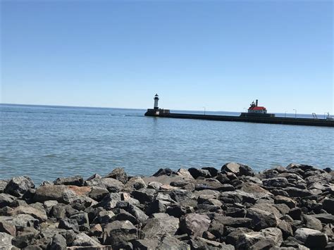 Duluth Harbor North Pier Lighthouse Lake Superior Circle Tour