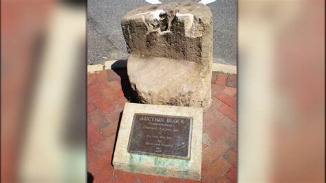 Virginia City Debates How To Tell History Of Slave Auction Block