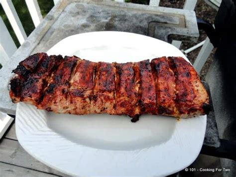 Grilled boneless pork ribs on skewers. Grilled Boneless Country Style Pork Ribs with Carolina Rub | 101 Cooking For Two