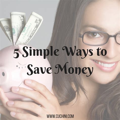 5 Simple Ways To Save Money Cuchini Blog