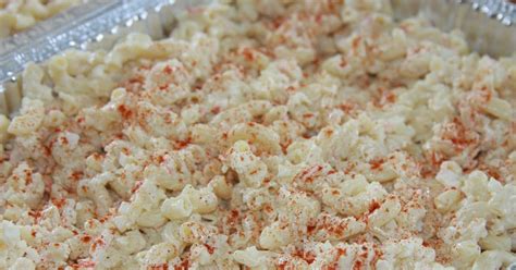 Easy macaroni salad is loaded with veggies, cheese and more. Mac Salad | Mac salad, Ono kine recipes, Cooking recipes
