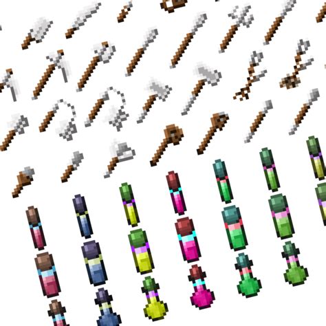 Free Rpg Icon Pack 100 Weapons And Potions Clockwork Raven Studios