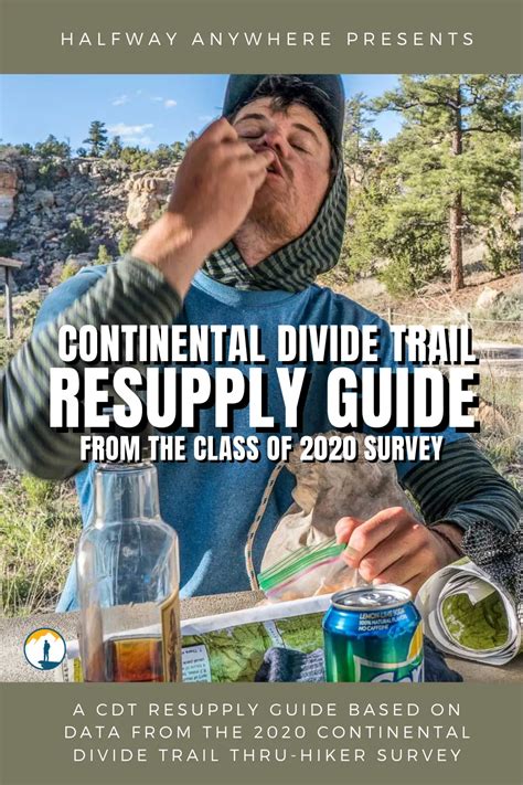 the cdt resupply guide class of 2020 survey halfway anywhere