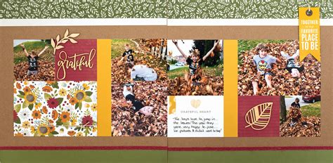 Fall Scrapbook Layout Featuring Close To My Heart