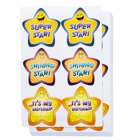 Reward Stickers 192 Count Happy Birthday Stickers For Kids And