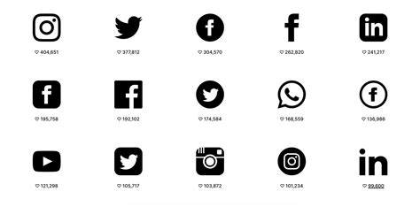 40 Beautiful Free Social Media Icon Sets For Your Website Eu