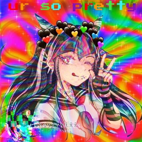 Free Download Ibuki Mioda Aesthetic Anime Glitchcore Anime Scenecore