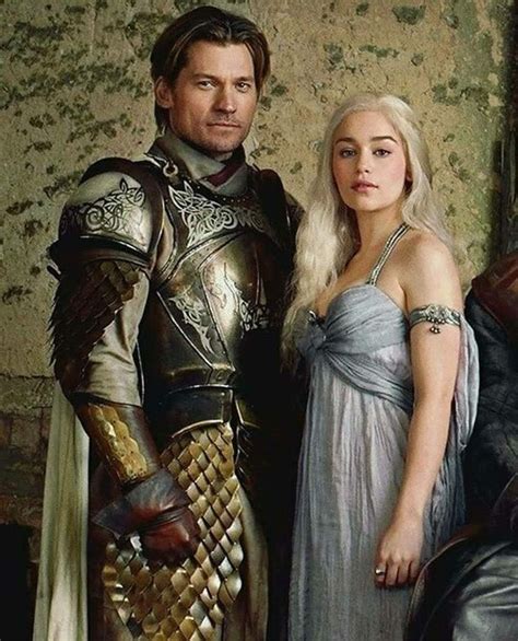 Jaime Lannister And Daenerys Targaryen Game Of Thrones Costumes Nikolaj Coster Waldau Emilia