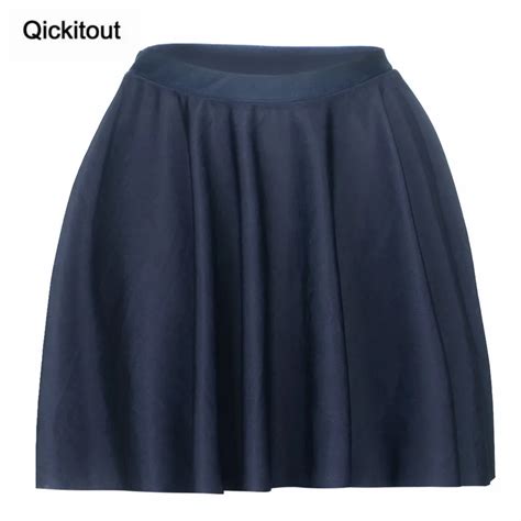 buy qickitout 2016 drop shipping sexy plus size fashion joker black skirts