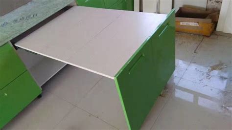 Aluminum Dining Table Slide Multi Section Extension Folding 300 500mm 9