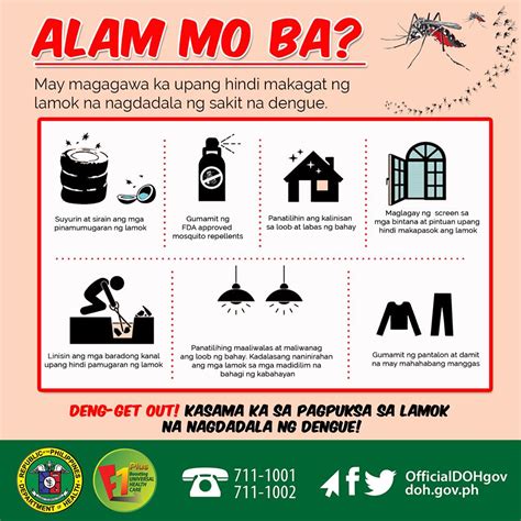 Mga Paraan Upang Makaiwas Sa Dengue