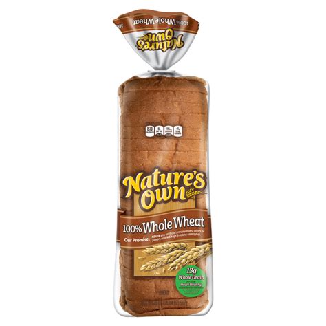 Save On Natures Own 100 Whole Wheat Bread Order Online Delivery