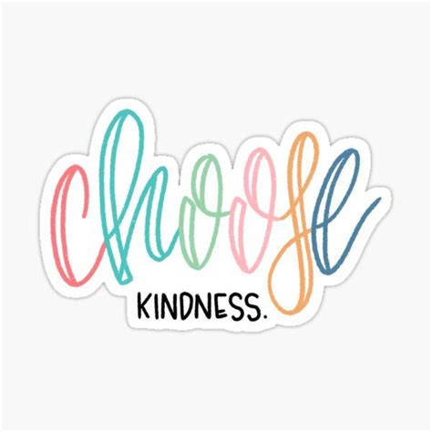 Kindness Stickers In 2020 Stickers Words Wallpaper Sticker Design