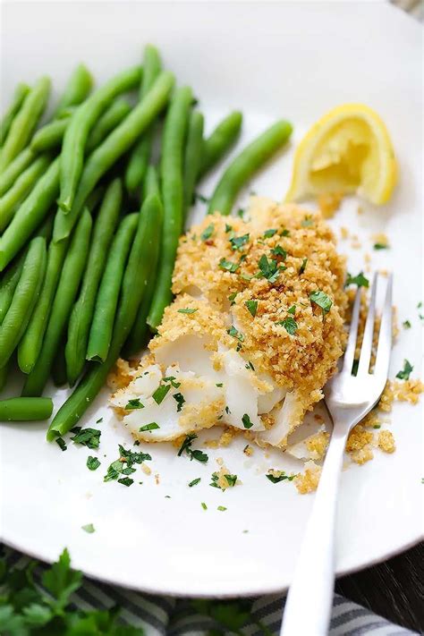 You could use tilapia, orange roughy or. New England Baked Haddock (or Cod) - Bowl of Delicious ...