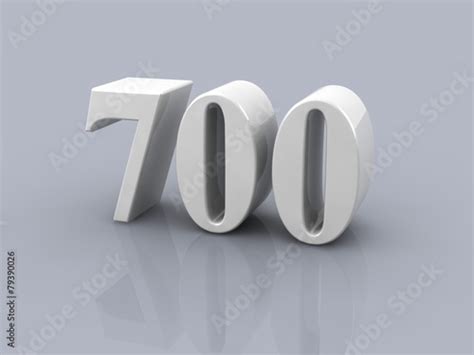 Number 700 Stock Illustration Adobe Stock