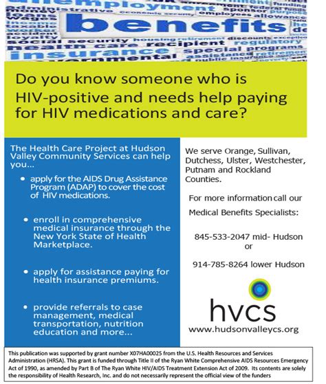 The Aids Drug Assistance Program Adap Is Here To Help Hvcs