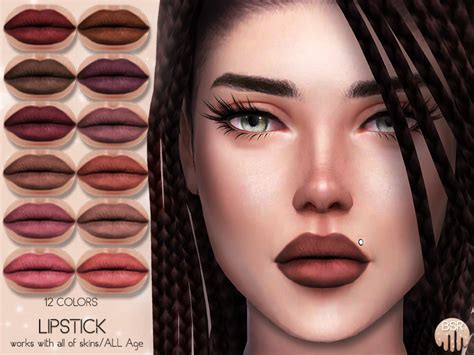 Sims 4 Female Matte Lipstick
