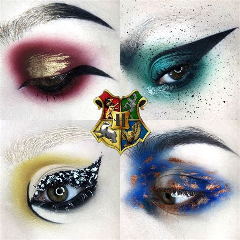 Hogwarts Houses Inspired Makeup Harry Potter Makeup Harry Potter