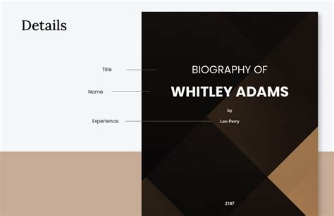 5th Grade Biography Project Template In Ms Word Gdocslink Download