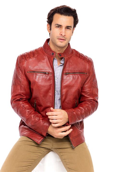 The Best Selling Product Leather Lifestyle Men Leather Jacket