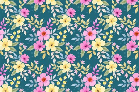 Flower Pattern Design For Fabric Textile Graphic By Ranger262