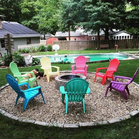 Finish off your fire pit project by spreading the remaining river rock in the bottom of the pit to help with drainage and to reduce weed growth. 28 Best Round Firepit Area Ideas and Designs for 2017