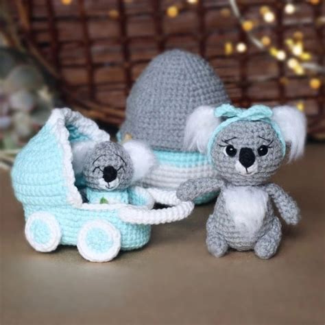 Mommy Koala Egg Surprise Crochet Pattern Printable Pdf Amigurumi