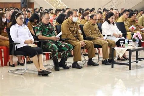 Ibadah Bersama Pemkab Minahasa Bupati Ror Andalkan Tuhan Setiap Waktu