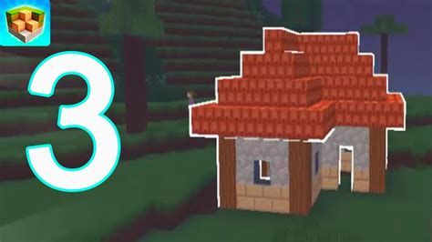 block craft 3d gameplay walkthrough part 3 level 3 small house ios