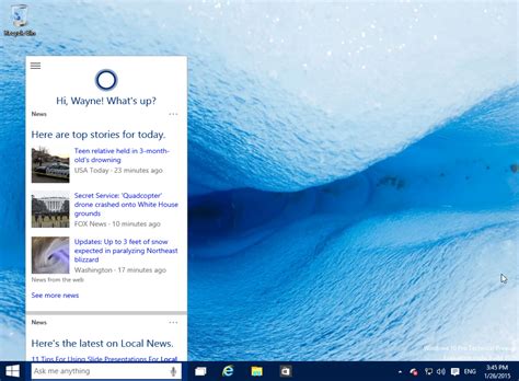 Activating Hey Cortana In Windows 10