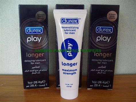 Durex Play Longer Lube 1oz Brand New Sealed Lubricant Boxed For Men Delay Climax Ebay