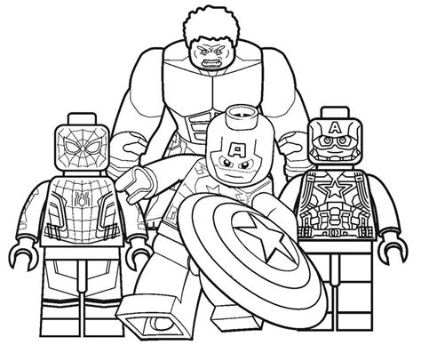Lego Superhero Coloring Pages - Best Coloring Pages For Kids - Coloring