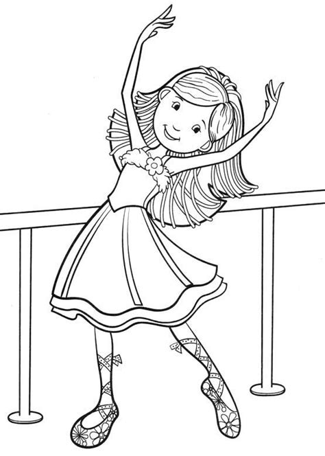 Coloring Girl Dancing And Coloring Pages Coloring Home